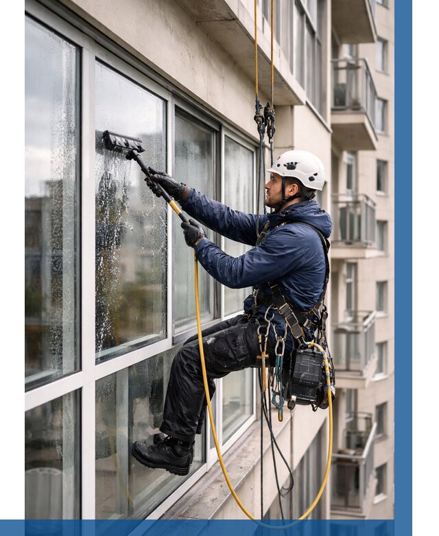 Мойка балконного остекления в Магнитогорске от 3621 р. | ВЫСОТНИК-Мгн