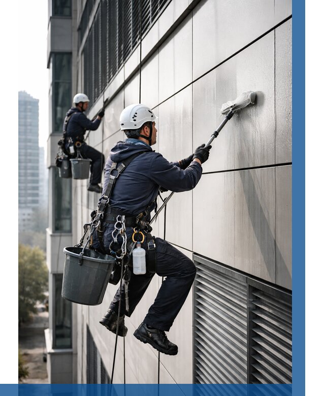 Мойка вентилируемого фасада в Магнитогорске от 259 р. | ВЫСОТНИК-Мгн