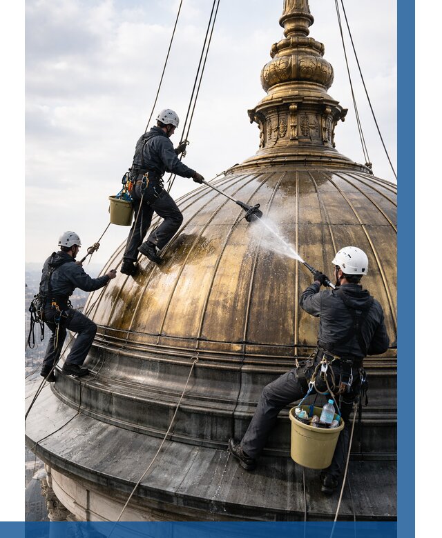 Мойка куполов и шпилей в Магнитогорске от 8276 р. - заказать | ВЫСОТНИК-Мгн