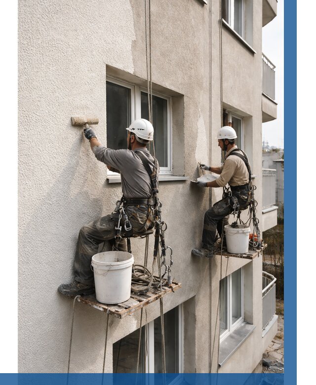 Нанесение короеда на фасад в Магнитогорске от 466 р. | ВЫСОТНИК-Мгн