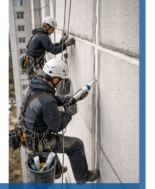 Герметизация межпанельных швов в Магнитогорске от 724 р. | ВЫСОТНИК-Мгн