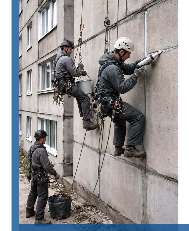 Герметизация межпанельных швов в Магнитогорске с гарантией герметичности