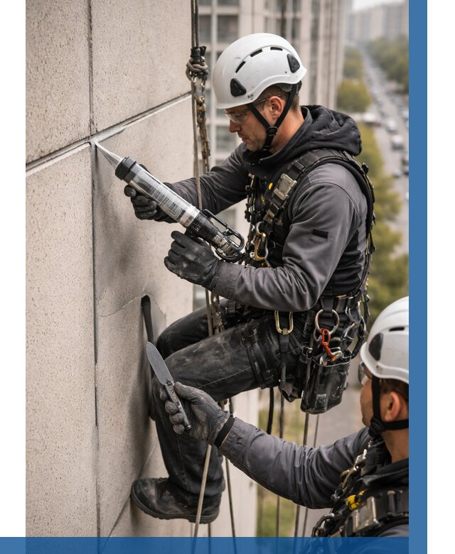 Первичная герметизация швов в Магнитогорске от 621 р. | ВЫСОТНИК-Мгн