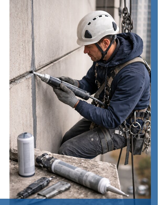 Вторичная герметизация швов в Магнитогорске от 466 р. | ВЫСОТНИК-Мгн