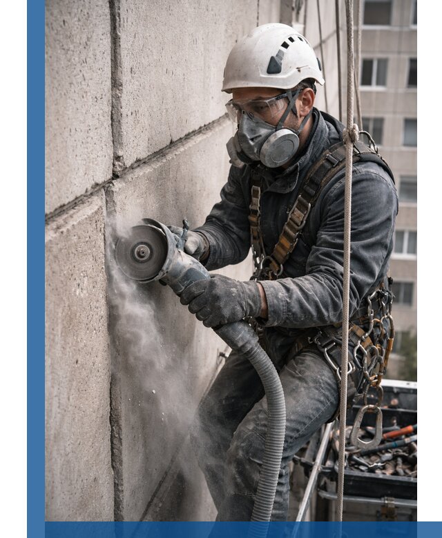 Штробление межпанельных швов в Магнитогорске качественно и быстро