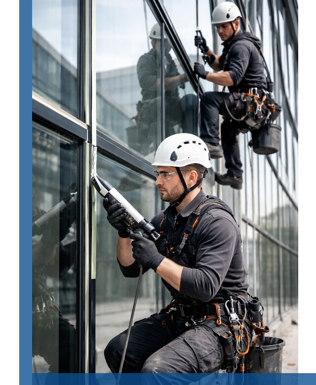 Герметизация витражных швов в Магнитогорске для зданий и фасадов