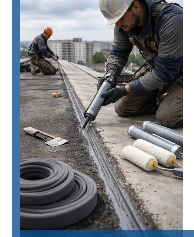 Герметизация швов кровли в Магнитогорске с гарантией герметичности