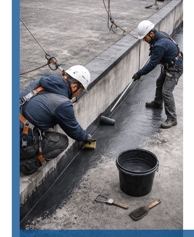 Гидроизоляция кровли жидкой резиной профессионально в Магнитогорске