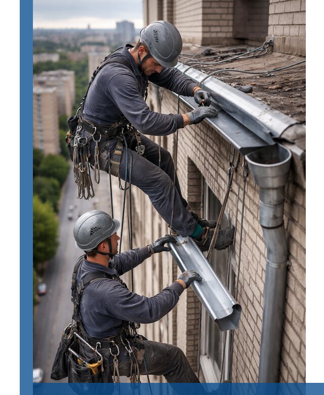 Ремонт водосточных желобов в Магнитогорске, быстро и качественно