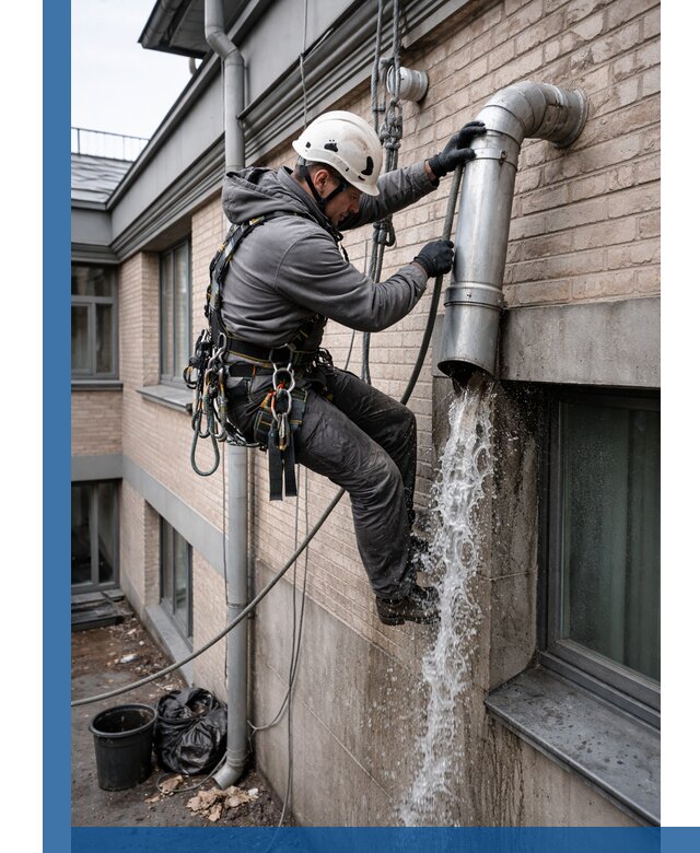 Профессиональная прочистка водосточных труб в Магнитогорске с гарантией