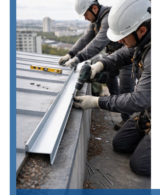 Монтаж капельника на кровле в Магнитогорске с гарантией качества