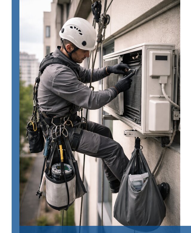 Обслуживание внешнего блока кондиционера в Магнитогорске профессионально