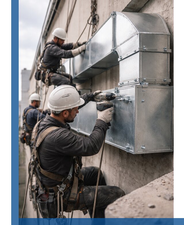 Профессиональный монтаж вентиляционных коробов в Магнитогорске под ключ