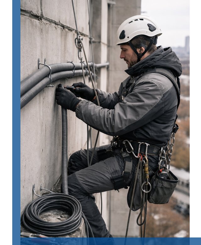 Профессиональный монтаж гофры для кабеля в Магнитогорске с гарантией