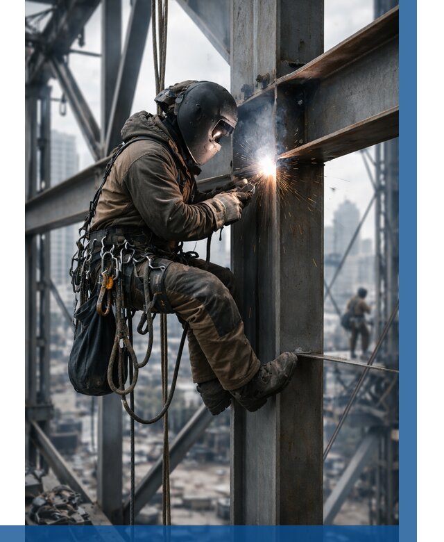 Высотные сварочные работы в Магнитогорске от 3621 р. | ВЫСОТНИК-Мгн