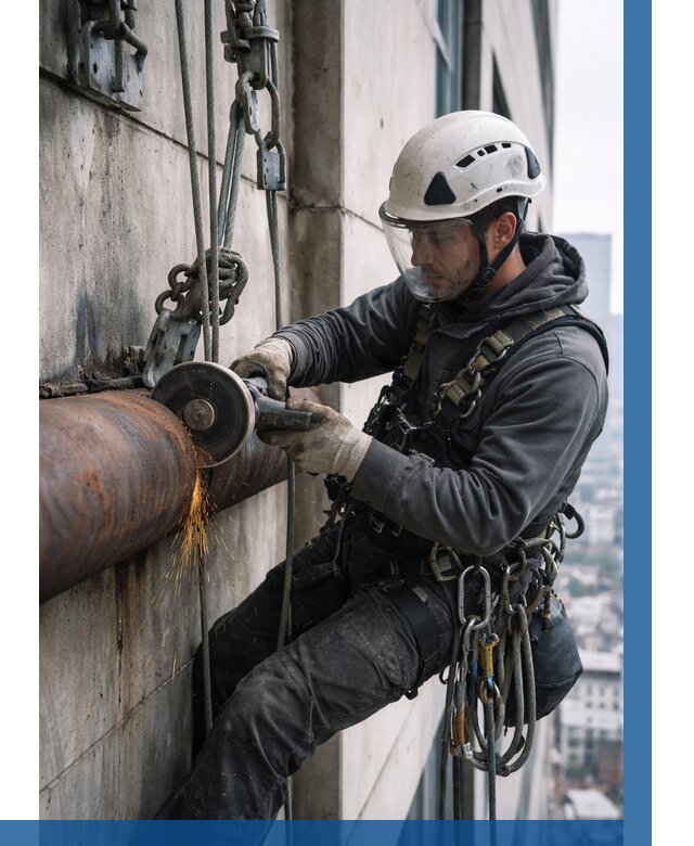 Резка металла на высоте в Магнитогорске по цене от 4655 р. | ВЫСОТНИК-Мгн