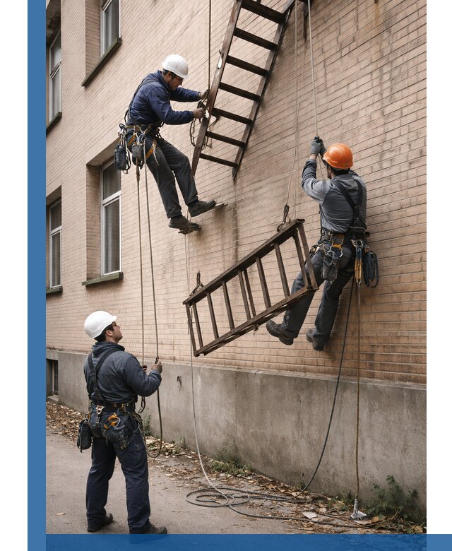 Демонтаж пожарной лестницы в Магнитогорске быстро и безопасно