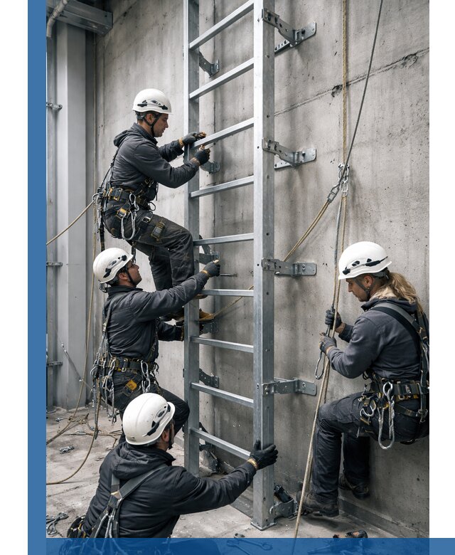 Монтаж металлических лестниц в Магнитогорске под ключ со гарантией