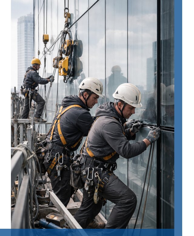 Структурное остекление фасадов в Магнитогорске от 9828 р. | ВЫСОТНИК-Мгн