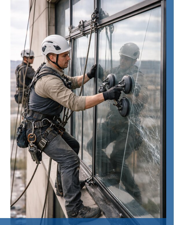 Замена стекла в витраже в Магнитогорске под ключ от 8793 р. | ВЫСОТНИК-Мгн