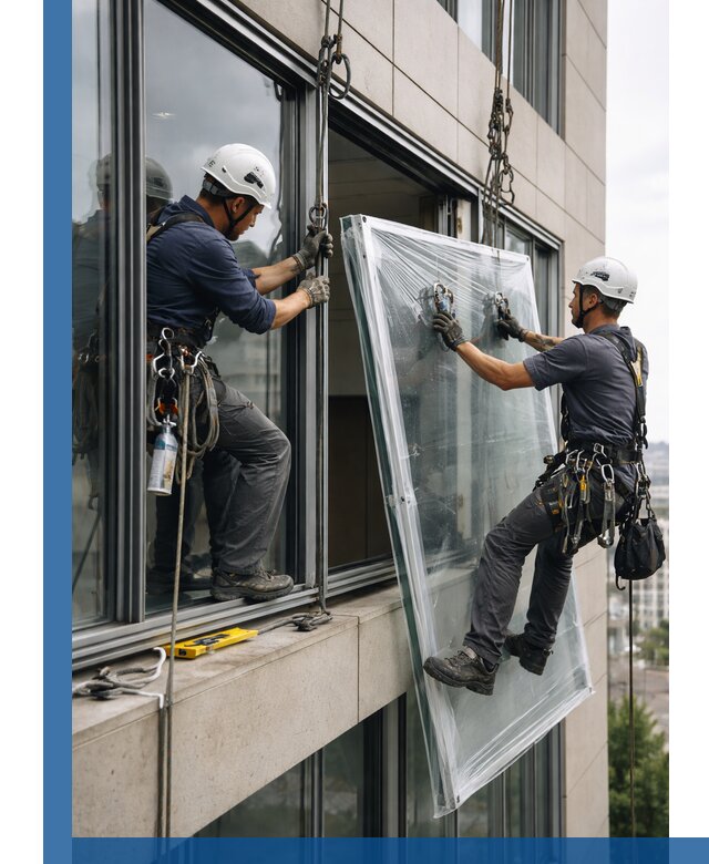 Профессиональная замена стекла в витраже в Магнитогорске с гарантией