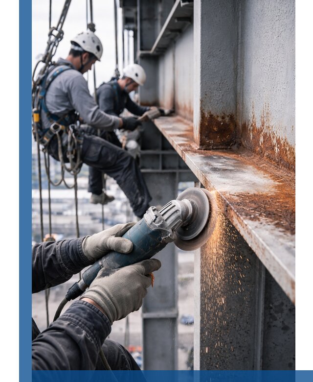 Зачистка металла от ржавчины и подготовка поверхностей в Магнитогорске