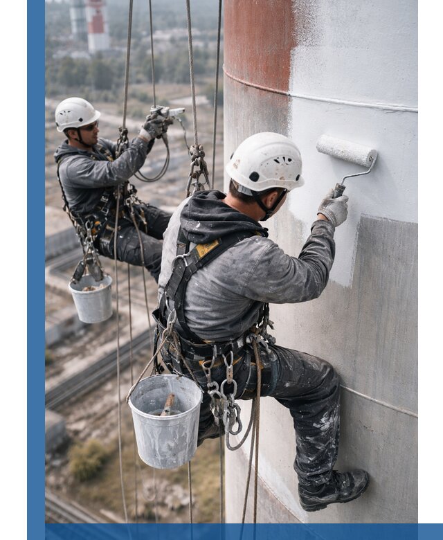 Покраска дымовых труб в Магнитогорске: антикоррозийная защита и восстановление