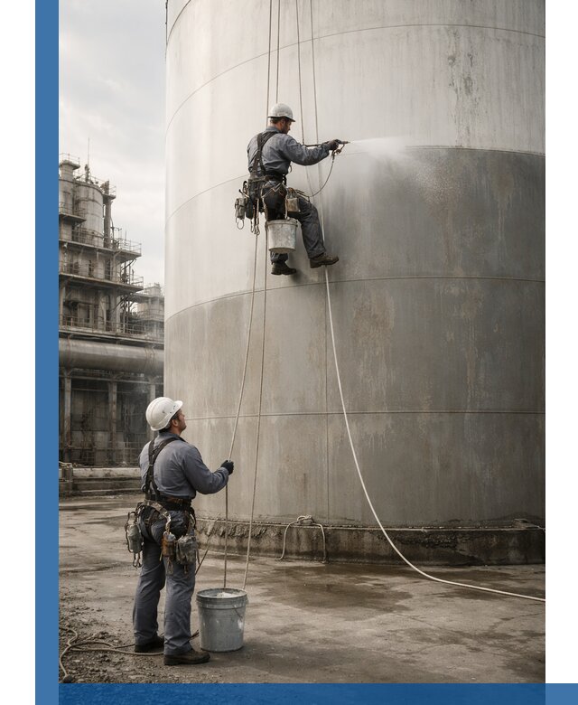 Покраска стальных резервуаров и емкостей в Магнитогорске профессионально