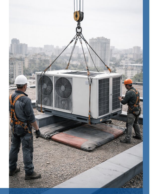 Подъем груза на крышу в Магнитогорске от 5173 р. | ВЫСОТНИК-Мгн заказать