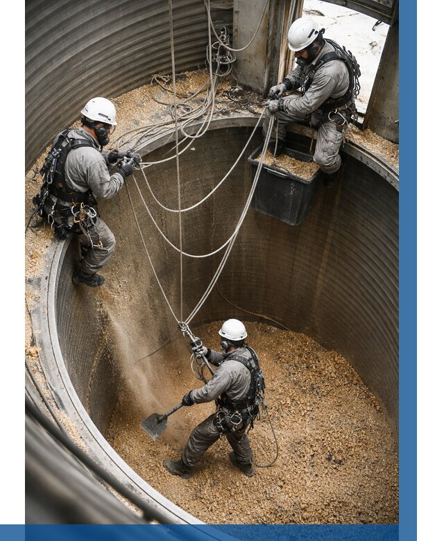 Чистка зерновых бункеров в Магнитогорске от 12414 р. | ВЫСОТНИК-Мгн