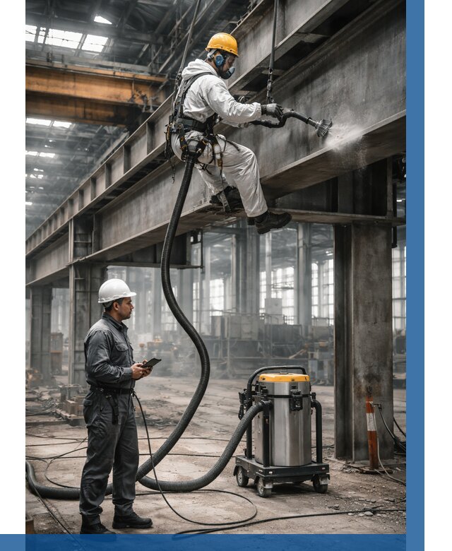 Обеспыливание конструкций в цехе в Магнитогорске от 4345 р. | ВЫСОТНИК-Мгн