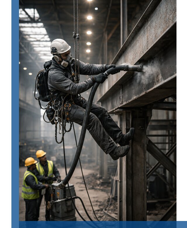 Обеспыливание конструкций в цехах промышленного производства в Магнитогорске