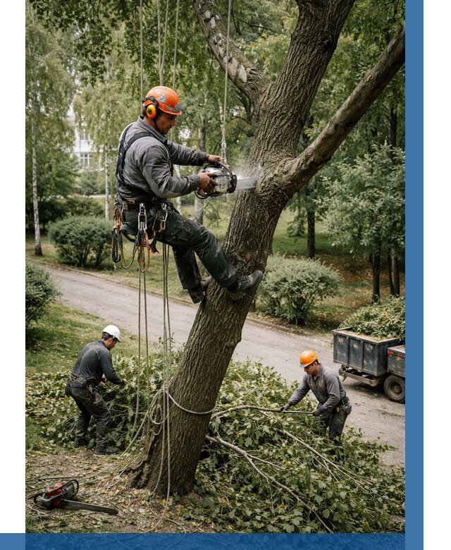 Кронирование деревьев в Магнитогорске от 6724 р. | ВЫСОТНИК-Мгн