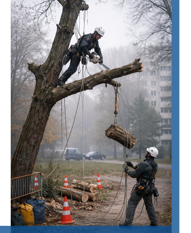 Удаление аварийных деревьев в Магнитогорске от 15518 р. | ВЫСОТНИК-Мгн
