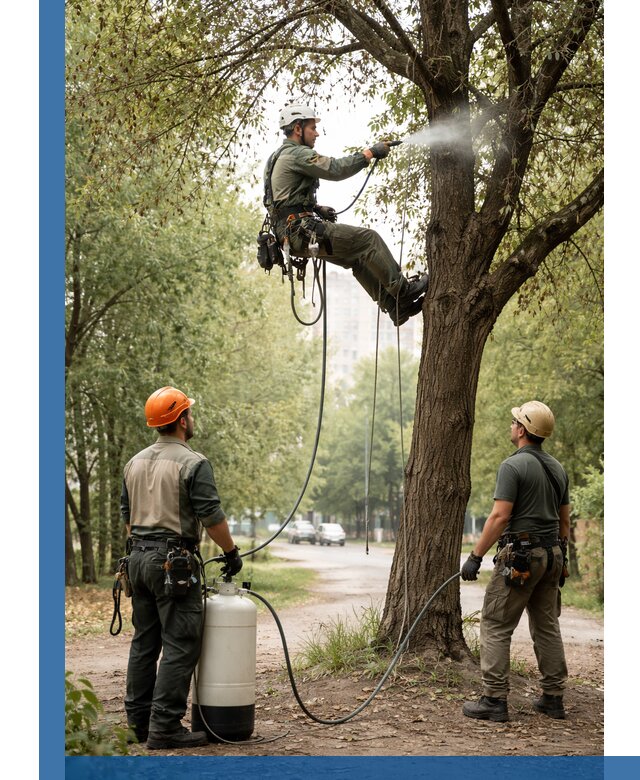 Обработка деревьев от вредителей в Магнитогорске профессиональная защита