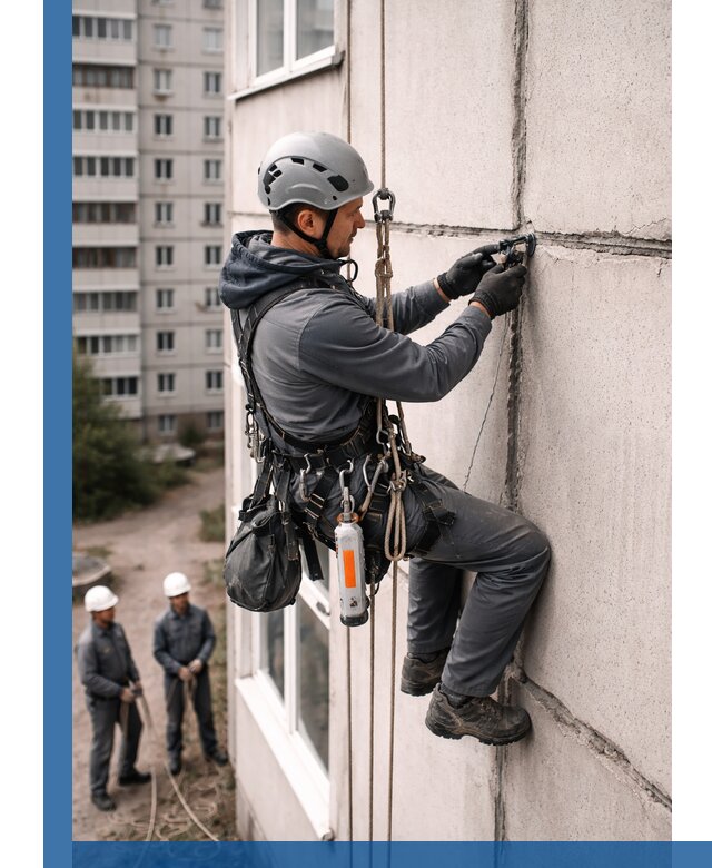Обследование межпанельных швов и герметизация в Магнитогорске
