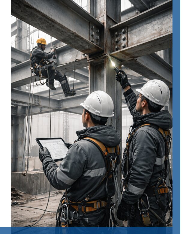 Обследование металлоконструкций в Магнитогорске от 5690 р. | ВЫСОТНИК-Мгн